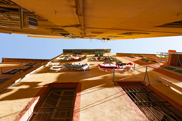 Façades face à face - Nice - © Norbert Pousseur