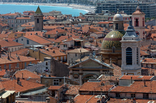 Les toits rouges de la vieille ville - Nice - © Norbert Pousseur