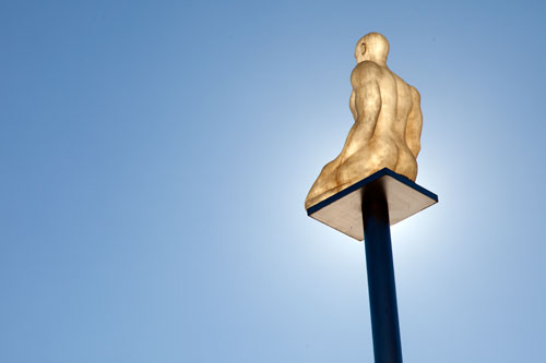 Une des statues de Jaume Plensa - Nice - © Norbert Pousseur