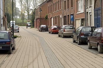 Rue du bourg rénové - Rebecq en Belgique - © Norbert Pousseur