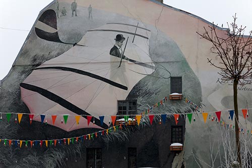 Décor mural - Riga - © Norbert Pousseur Décor mural - Riga - © Norbert Pousseur
