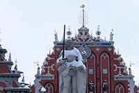 Façade de la maison des Têtes noires - Riga - © Norbert Pousseur