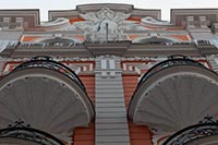 Haut de façade 'Art nouveau' - Riga - © Norbert Pousseur
