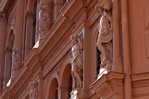 Détail du Musée de l'art - Riga - © Norbert Pousseur