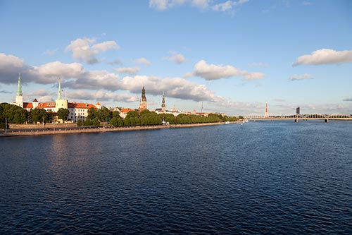 La ville entre ciel et eau - Riga - © Norbert Pousseur