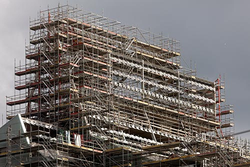 Construction de la bibilothèque nationale - Riga - © Norbert Pousseur