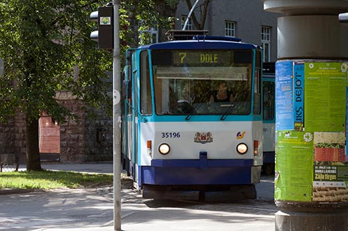 Trolleybus dans Riga - © Norbert Pousseur