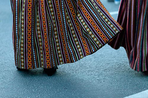 Robes traditionnelles - Riga - © Norbert Pousseur