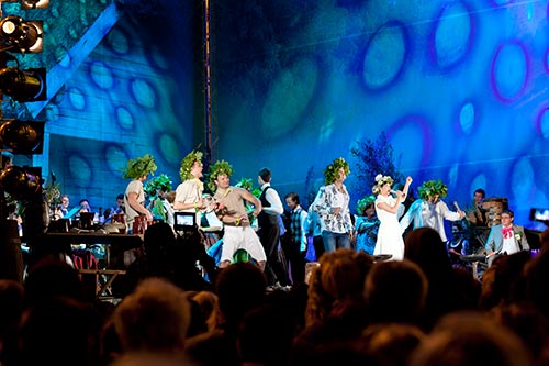 Podium de musiciens - Riga - © Norbert Pousseur Podium de musiciens - Riga - © Norbert Pousseur