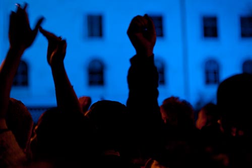 Spectateurs de musique - Riga - © Norbert Pousseur