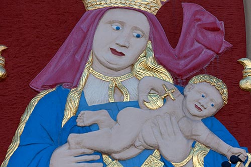 Vierge de la maison des Têtes noires - Riga - © Norbert Pousseur Vierge de la maison des Têtes noires - Riga - © Norbert Pousseur