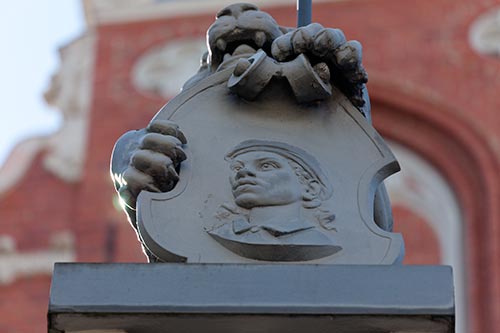 Blason Tête noire - Riga - © Norbert Pousseur