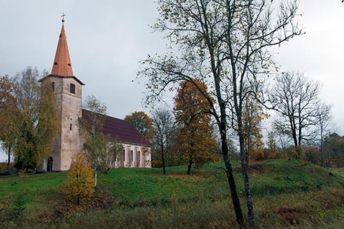 Eglise de Nitaure - lettonie - © Norbert Pousseur