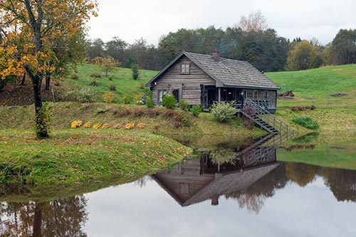 Annexe de l'auberge de Nitaure - Lettonie - © Norbert Pousseur