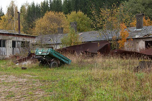 Ferme abandonnée lettone - Riga - © Norbert Pousseur