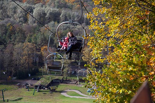 Télésiège de Sigulda - Riga - © Norbert Pousseur