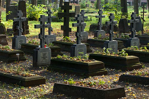 Cimetière de Riga - © Norbert Pousseur