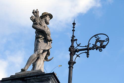 Sxulpture de moissoneur - Riga - © Norbert Pousseur