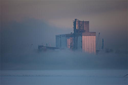 Silo du port - Riga - © Norbert Pousseur