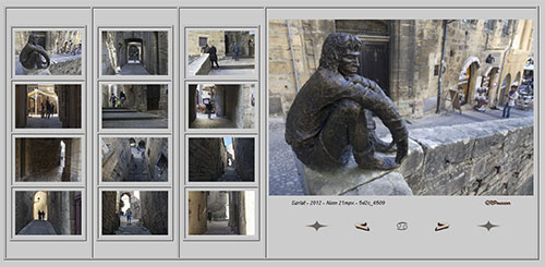 En parcourant les rues de Sarlat -  © Norbert Pousseur