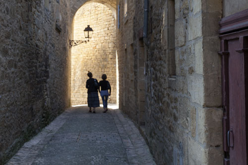 Ombres et lumière des rues - Sarlat - © Norbert Pousseur