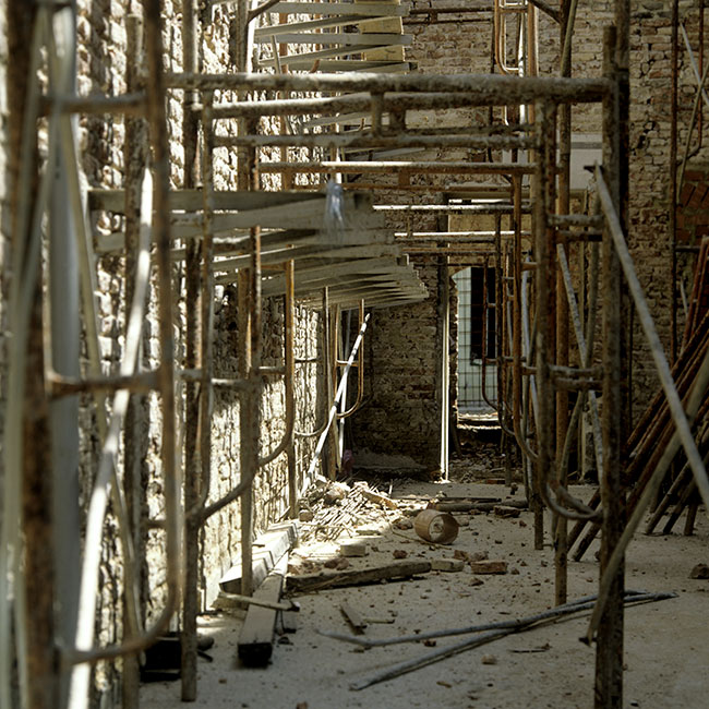 Interior of a house being restored in Singapore - © Norbert Pousseur Interior of a house being restored in Singapore - © Norbert Pousseur