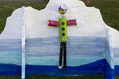 Bonhomme de la plage - St Quentin dans l'Aisne - © Norbert Pousseur