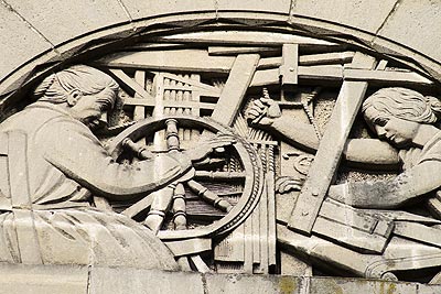 Scène de filature - St Quentin dans l'Aisne - © Norbert Pousseur