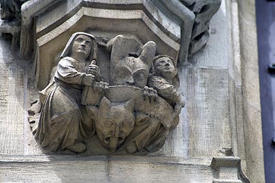 Couper la tête du monstre - St Quentin dans l'Aisne - © Norbert Pousseur