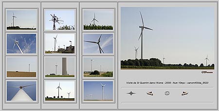 éoliennes autour de St Quentin dans l'Aisne -  © Norbert Pousseur