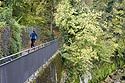 Passerelle piétons et vélos - Brugg en Suisse - © Norbert Pousseur