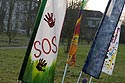Etendart SOS - Brugg en Suisse - © Norbert Pousseur