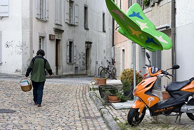 Retour de courses - Brugg en Suisse - © Norbert Pousseur