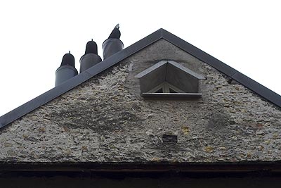 Pignon et cheminées - Brugg en Suisse - © Norbert Pousseur