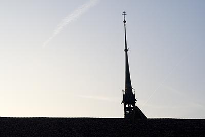 Fin pignon de clocher - Brugg en Suisse - © Norbert Pousseur