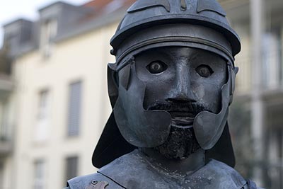 Tête de romain - Brugg en Suisse - © Norbert Pousseur