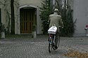 Homme à bicyclette - Aarau - © Norbert Pousseur