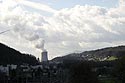 Vue sur la centrale électrique nucléaire - Aarau - © Norbert Pousseur