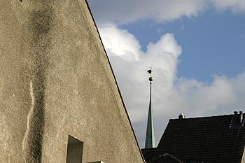 Façade et flèche d'église - Aarau - © Norbert Pousseur