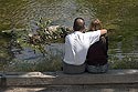 Amoureux au bord de la Nartuby - © Norbert Pousseur