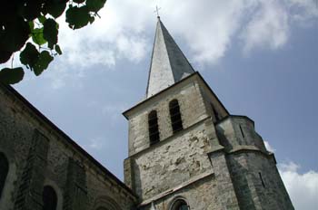 Clocher de l'église - Villeneuve le Comte - © Norbert Pousseur