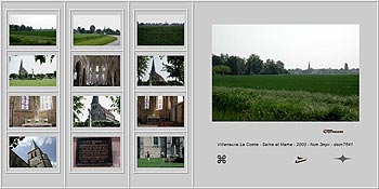 Points de vue autour de l'église - Villeneuve le Comte - © Norbert Pousseur